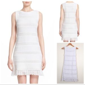 Kate Spade Sleeveless Knit Fringe Sheath Dress Size XS